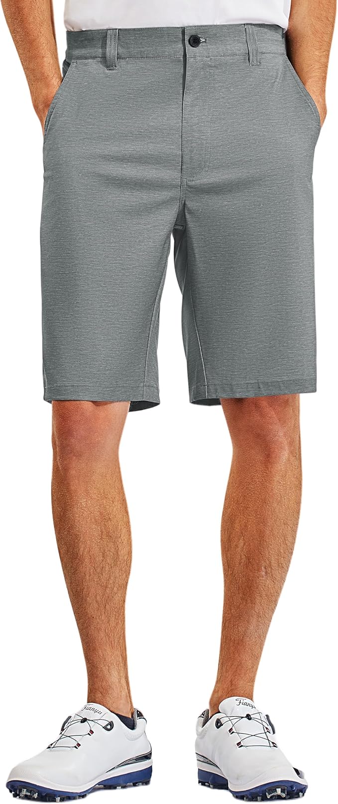 PULI Men's 10-Inch Golf Dress Shorts Lightweight Casual Travel Shorts PULI Men's 10-Inch Golf Dress Shorts Lightweight Casual Travel Shorts