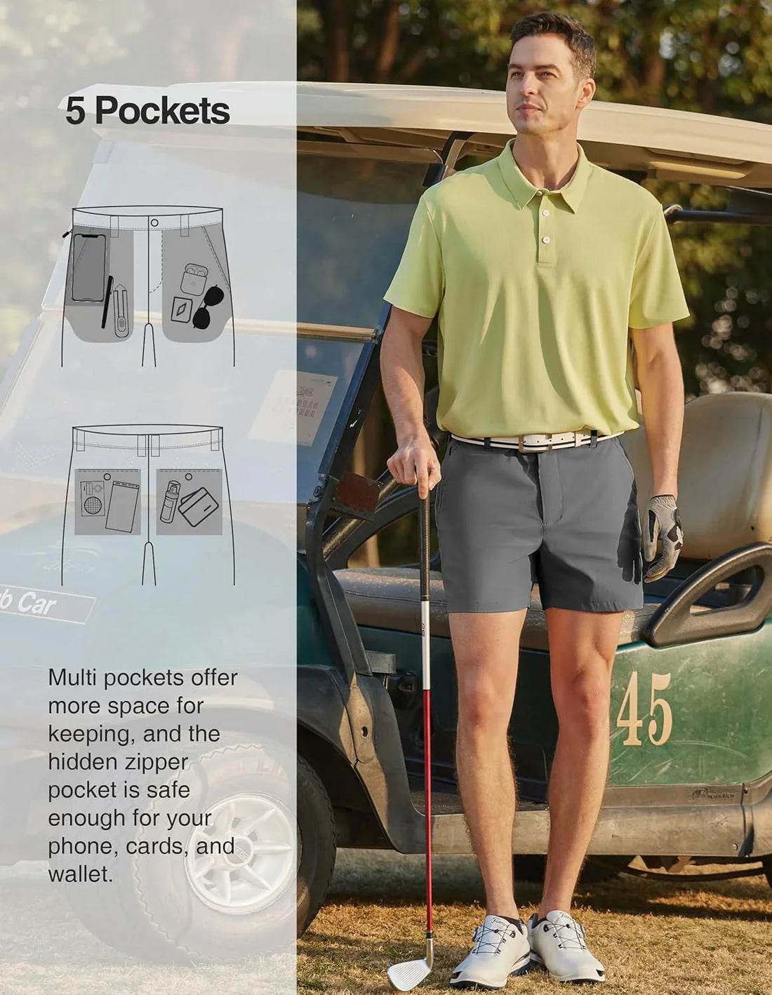 4 Best Golf Shorts for Active Play: Offering Excellent Value for Performance Apparel