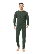 Woolcano Men’s 260g Merino Wool Base Layer Set Lightweight Thermal Underwear