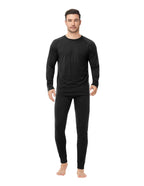 Woolcano Men’s 260g Merino Wool Base Layer Set Lightweight Thermal Underwear