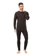 Woolcano Men’s 190g Merino Wool Base Layer Set Lightweight Thermal Underwear