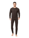 Woolcano Men’s 260g Merino Wool Base Layer Set Lightweight Thermal Underwear