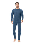 Woolcano Men’s 260g Merino Wool Base Layer Set Lightweight Thermal Underwear