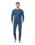 Woolcano Men’s 260g Merino Wool Base Layer Set Lightweight Thermal Underwear
