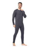 Woolcano Men’s 190g Merino Wool Base Layer Set Lightweight Thermal Underwear