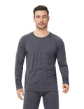 Woolcano Men’s 260g Merino Wool Base Layer Top Lightweight Thermal Underwear Shirt