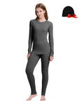 Woolcano Women's 260g Merino Wool Base Layer Set Lightweight Thermal Underwear