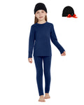 Woolcano Kid's 190g Merino Wool Unisex Base Layer Set Lightweight Thermal Underwear