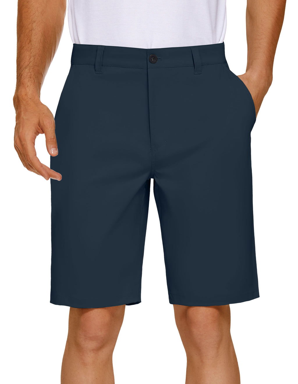 PULI Men's Golf Dress Shorts 7 Inch with 5 Pockets