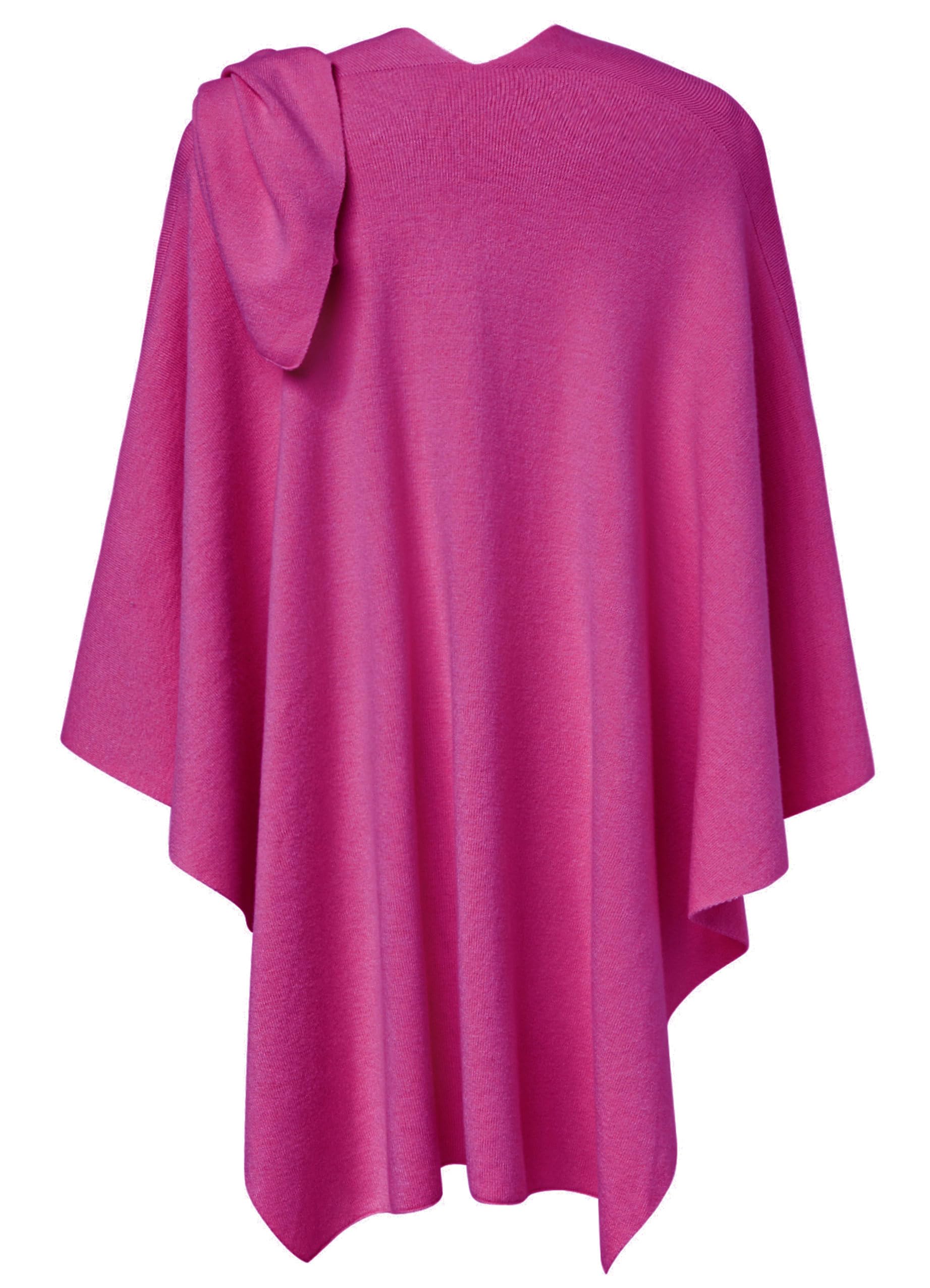 PULI Women's Large Cross Front Poncho Sweater Wraps Topper Knitted Elegant Shawls Cape for Fall Winter