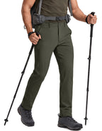 PULI Men's Hiking Pants 4-Way Stretch Quick Dry Water Resistant Lightweight