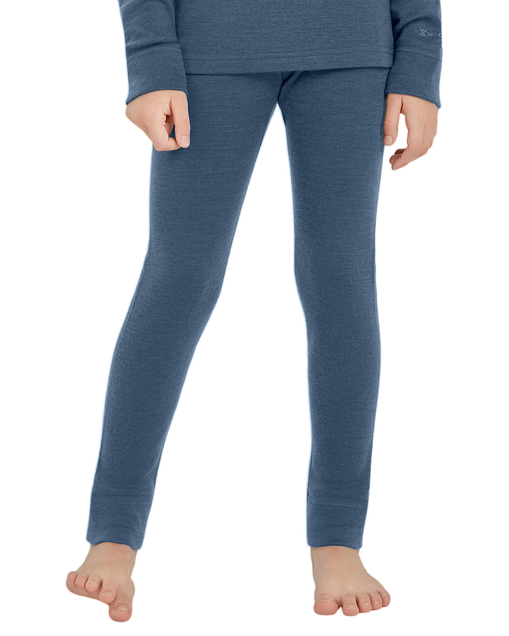 Woolcano Kid's 260 Merino Wool Unisex Base Layer Pants Midweight Thermal Underwear Bottom