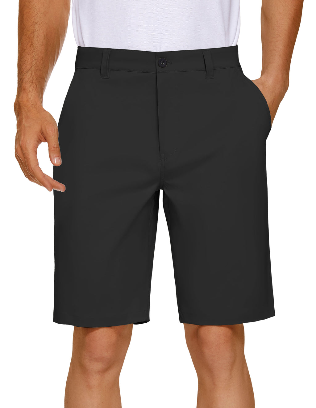 PULI Men's Golf Dress Shorts 7 Inch with 5 Pockets