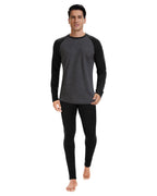 Woolcano Men’s 260 Merino Wool Base Layer Set Midweight Thermal Underwear Set