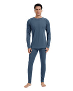 Woolcano Men’s 260 Merino Wool Base Layer Set Midweight Thermal Underwear Set
