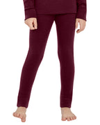 Woolcano Kid's 260 Merino Wool Unisex Base Layer Pants Midweight Thermal Underwear Bottom