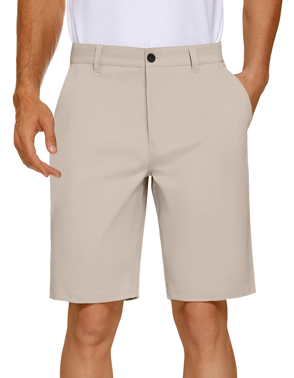 PULI Men's Golf Dress Shorts 7 Inch with 5 Pockets