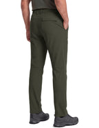PULI Men's Hiking Pants 4-Way Stretch Quick Dry Water Resistant Lightweight