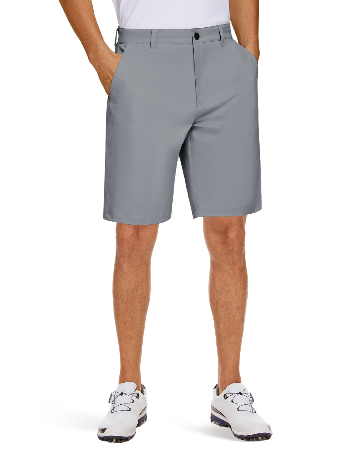 PULI Men's Golf Dress Shorts 7 Inch with 5 Pockets