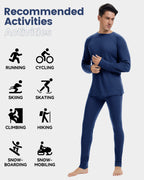 Woolcano Men’s 260 Merino Wool Base Layer Pants Midweight Thermal Underwear Bottom