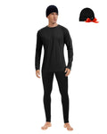 Woolcano Men’s 260g Merino Wool Base Layer Set Lightweight Thermal Underwear