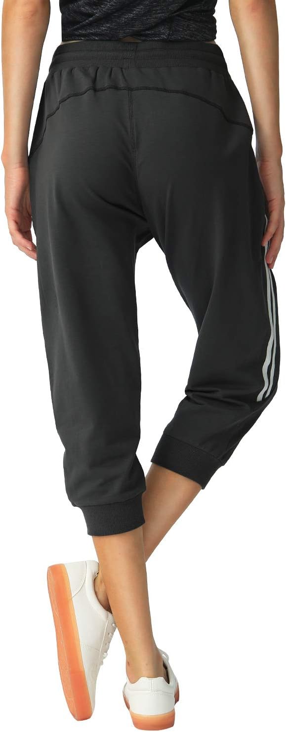 CRZ YOGA Pantacourt Femme Capri Jogger Avec Poches - Survêtement Sport Et Casual