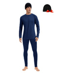 Woolcano Men’s 190g Merino Wool Base Layer Set Lightweight Thermal Underwear