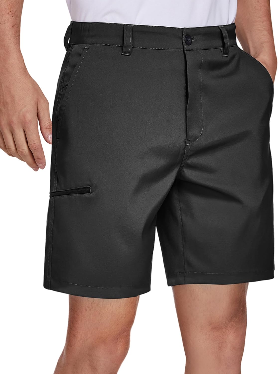 men's 7 inch dress shorts Mens Workout Athletic Shorts 7 inch Inseam Quick Dry Hiking Shorts Men Lightweight Sports Gym Shorts Running Army Green at Amazon Men's Clothing store