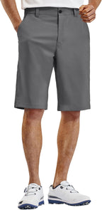 PULI Men's Golf Hiking Shorts Lightweight Casual Dress 12" Inseam Work Stretch Travel Hybrid Quick Drying with Pockets