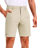 Performance golf shorts should move without pulling PULI golf shorts showing clean stretch-ready drape