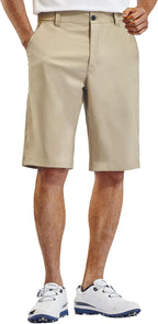 PULI Men's Golf Hiking Shorts Lightweight Casual Dress 12" Inseam Work Stretch Travel Hybrid Quick Drying with Pockets