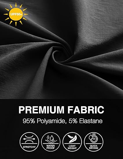 PULI Men's Golf Shorts Relaxed Fit Stretch Dress Lightweight Casual Waterproof Travel Quick Dry Summer Shorts 7 Inch Inseam