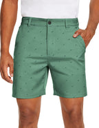 PULI Men's Golf Dress Shorts Flat Front Hybrid 7 Inch Lightweight Quick Dry Chino Casual with Pockets