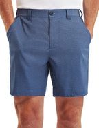 PULI Men's Golf Dress Shorts Flat Front Hybrid 7 Inch Lightweight Quick Dry