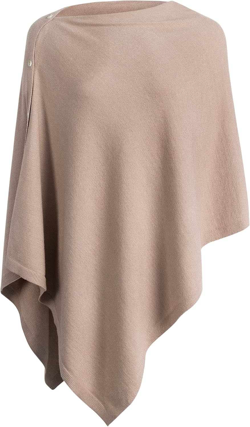 PULI Women's Versatile Knitted Shawls Scarf Poncho Sweater with Buttons Lightweight Spring Summer Fall Wraps