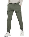 PULI Men’s Slim Fit Cargo Joggers