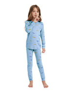 Woolcano Kid's 190g Merino Wool Unisex Base Layer Set Lightweight Thermal Underwear