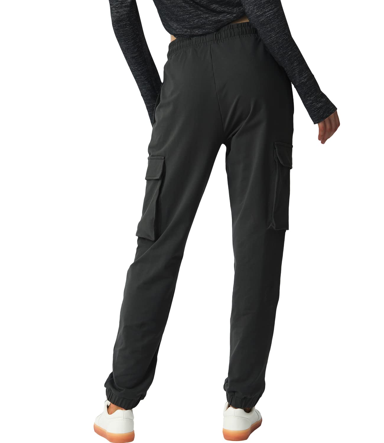 SPECIALMAGIC Women's Cargo Sweatpants Cotton Athletic Joggers 4 Pockets Sporty Pants