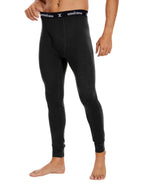 Woolcano Men’s 190g Merino Wool Base Layer Pants Lightweight Thermal Underwear Bottom