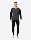 Woolcano Men’s 260g Merino Wool Base Layer Set Lightweight Thermal Underwear