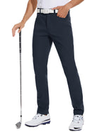 SPECIALMAGIC Men's Golf Pants Stretch Hiking Travel Waterproof Casual Lightweight Slim Fit Quick Dry Tarpred with Pockets