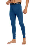 Woolcano Men’s 190g Merino Wool Base Layer Pants Lightweight Thermal Underwear Bottom