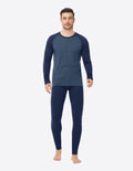 Woolcano Men’s 260g Merino Wool Base Layer Set Lightweight Thermal Underwear