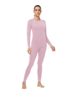 Woolcano Women's 190g Merino Wool Base Layer Set Lightweight Thermal Underwear