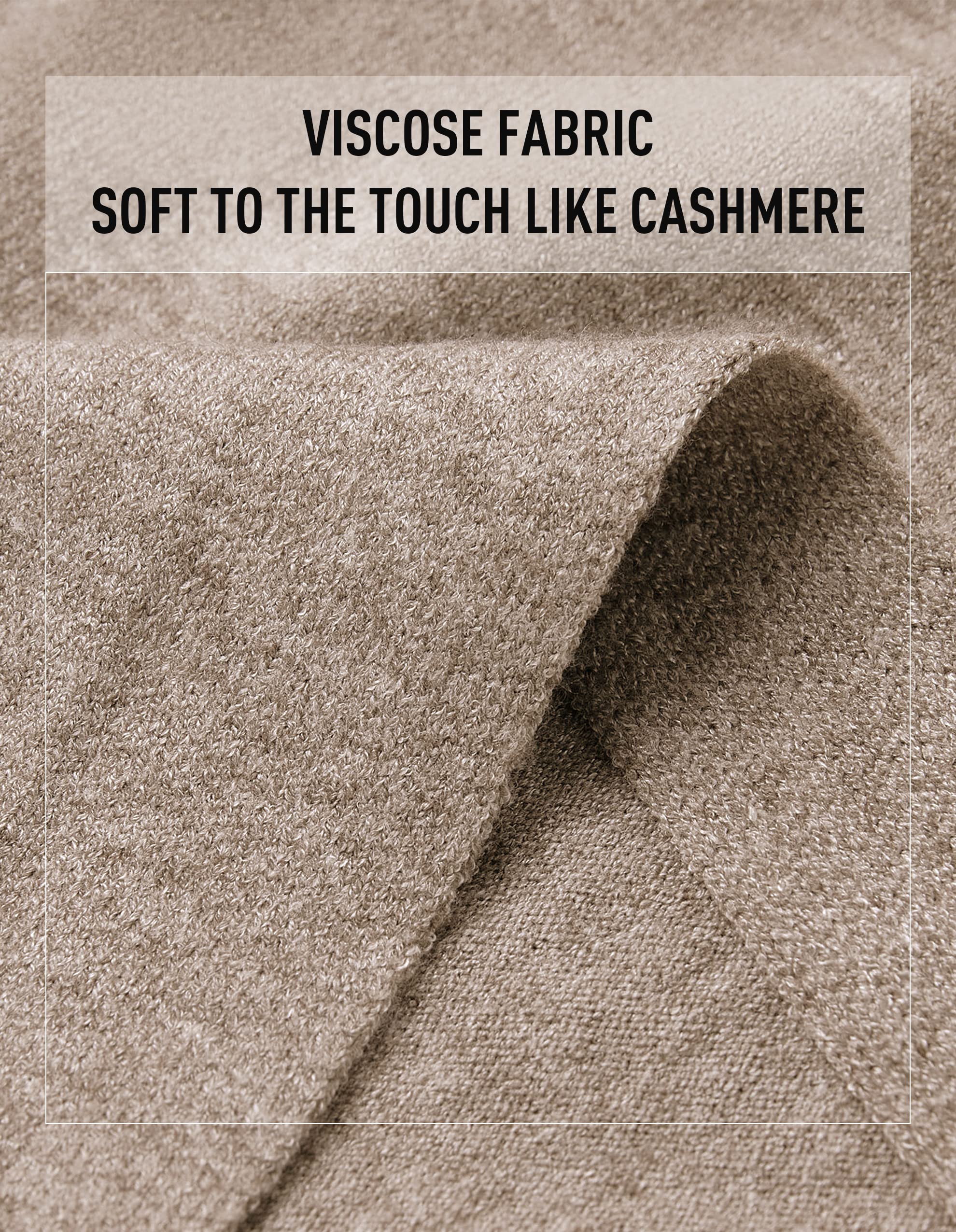 PULI Women's Pullover Poncho Sweater Ponchos Cashmere Feel Shawl Loose Fitting Ponchos Wraps Baggy Tops for Fall