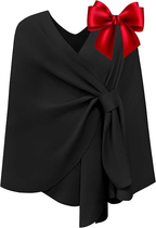 PULI Women's Shawl Wraps Soft Open Front Poncho Sweater for Spring Fall Winter