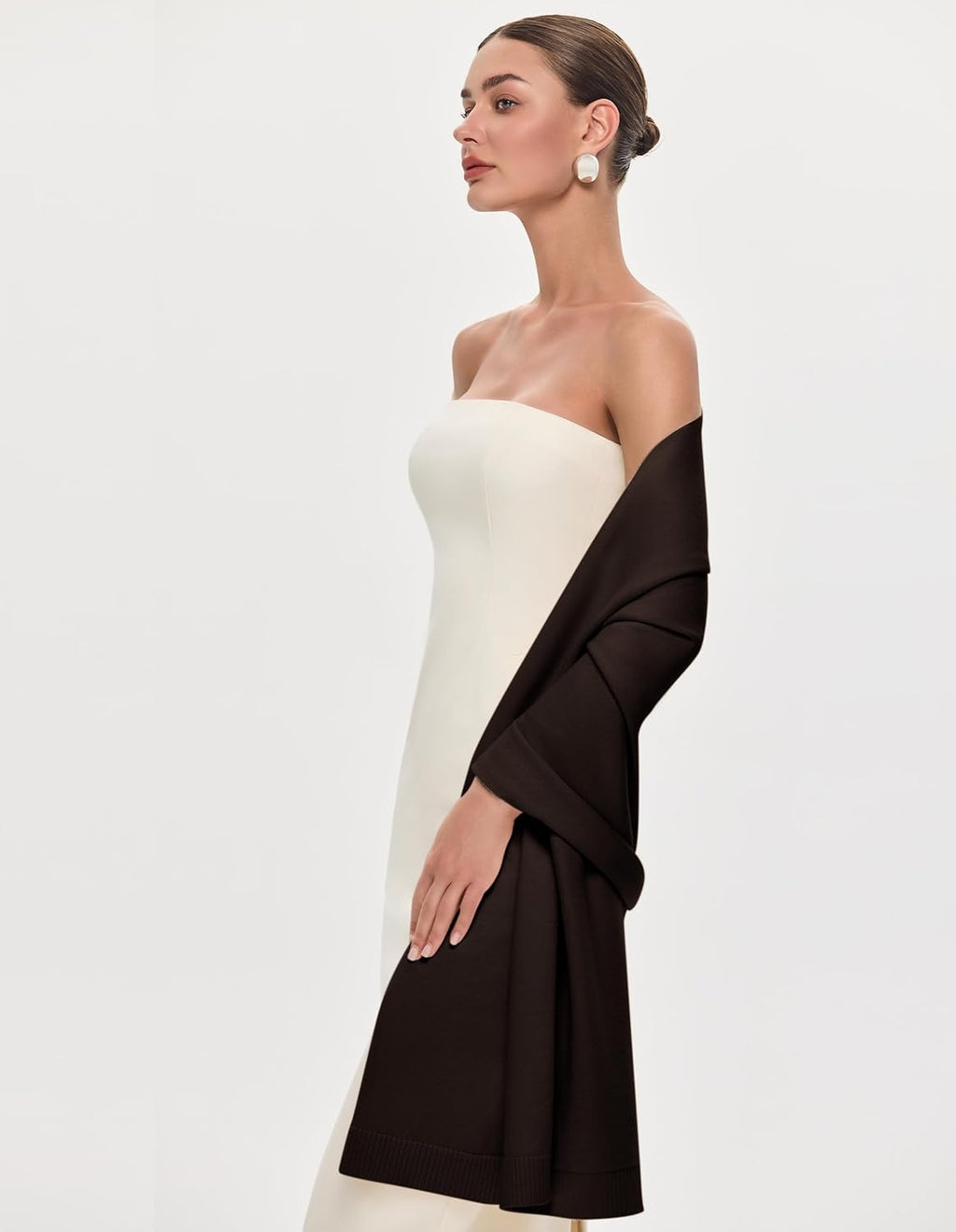 🔥PULI Women's Pashmina Shawl Wraps for Evening Dress Large Scarf Blanket Long Wedding Bridal Winter Warm Shoulder Wrap