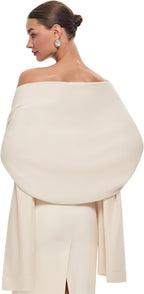 🔥PULI Women's Pashmina Shawl Wraps for Evening Dress Large Scarf Blanket Long Wedding Bridal Winter Warm Shoulder Wrap